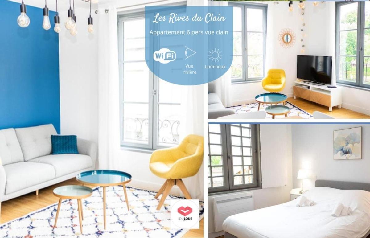 Apartmán Les Rives Du Clain - Sublime T4 Au Bord De L'Eau Poitiers Exteriér fotografie